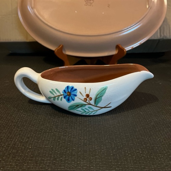 Stangl Oval Platter and Gravy Boat Set - Multicolor - Picture 5 of 10